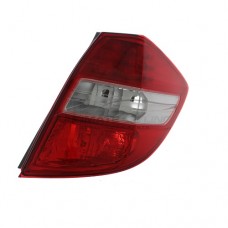 Honda Jazz 2011-2016 Red/Clear Rear Light Unit Driver Side